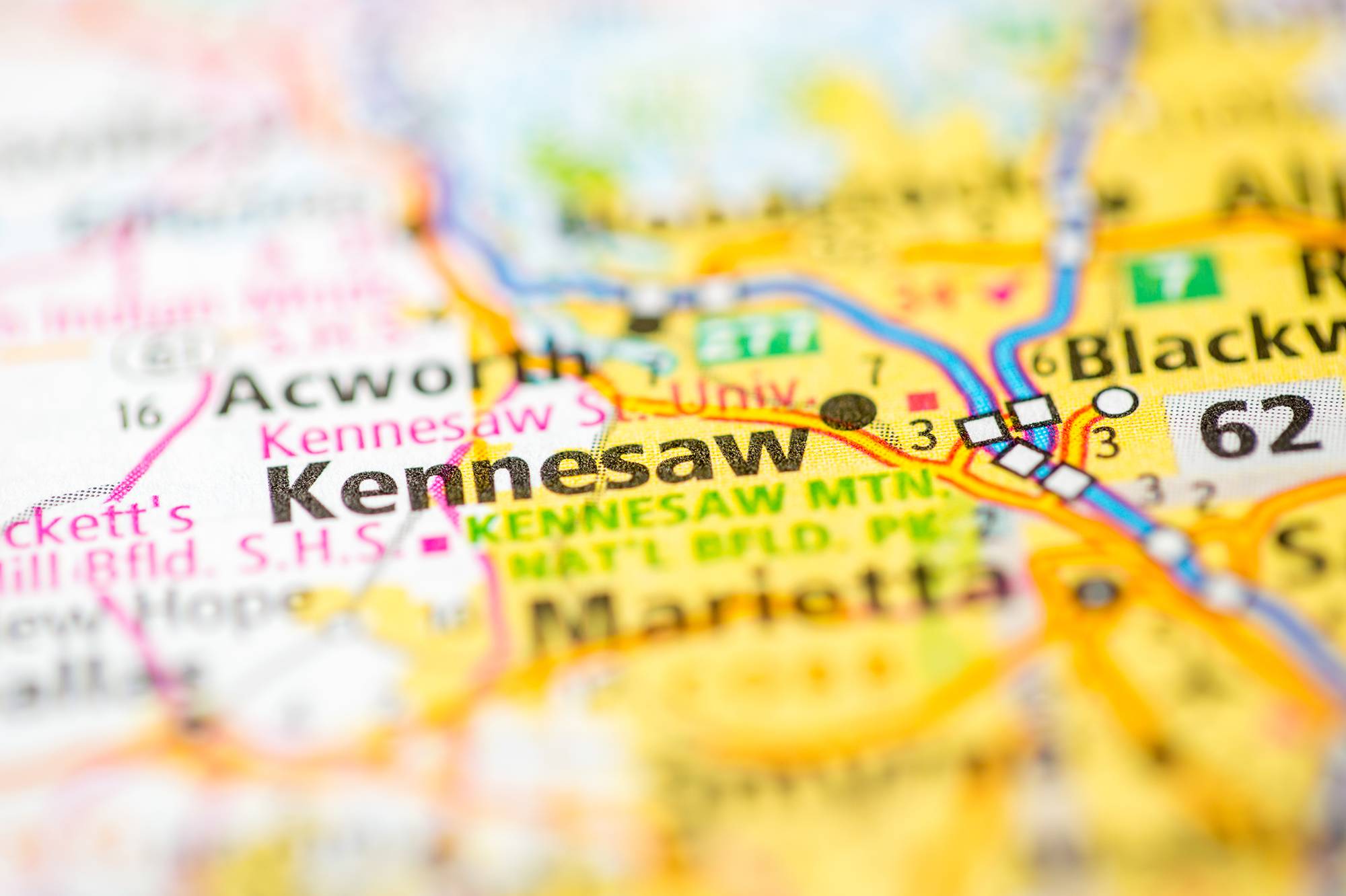 Kennesaw GA Map