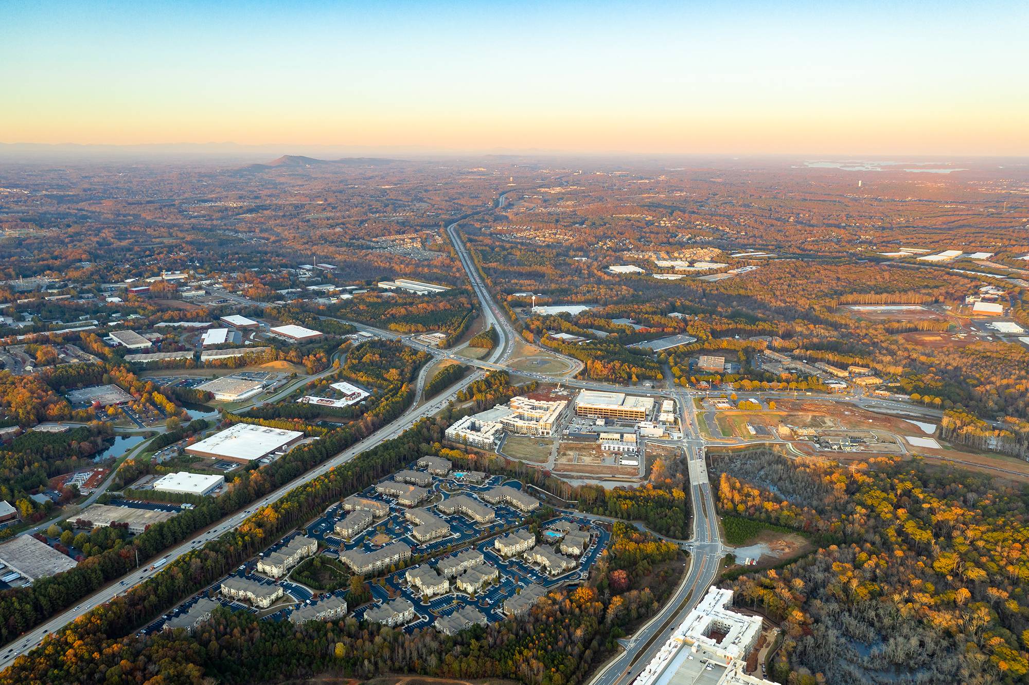 Alpharetta GA arial image