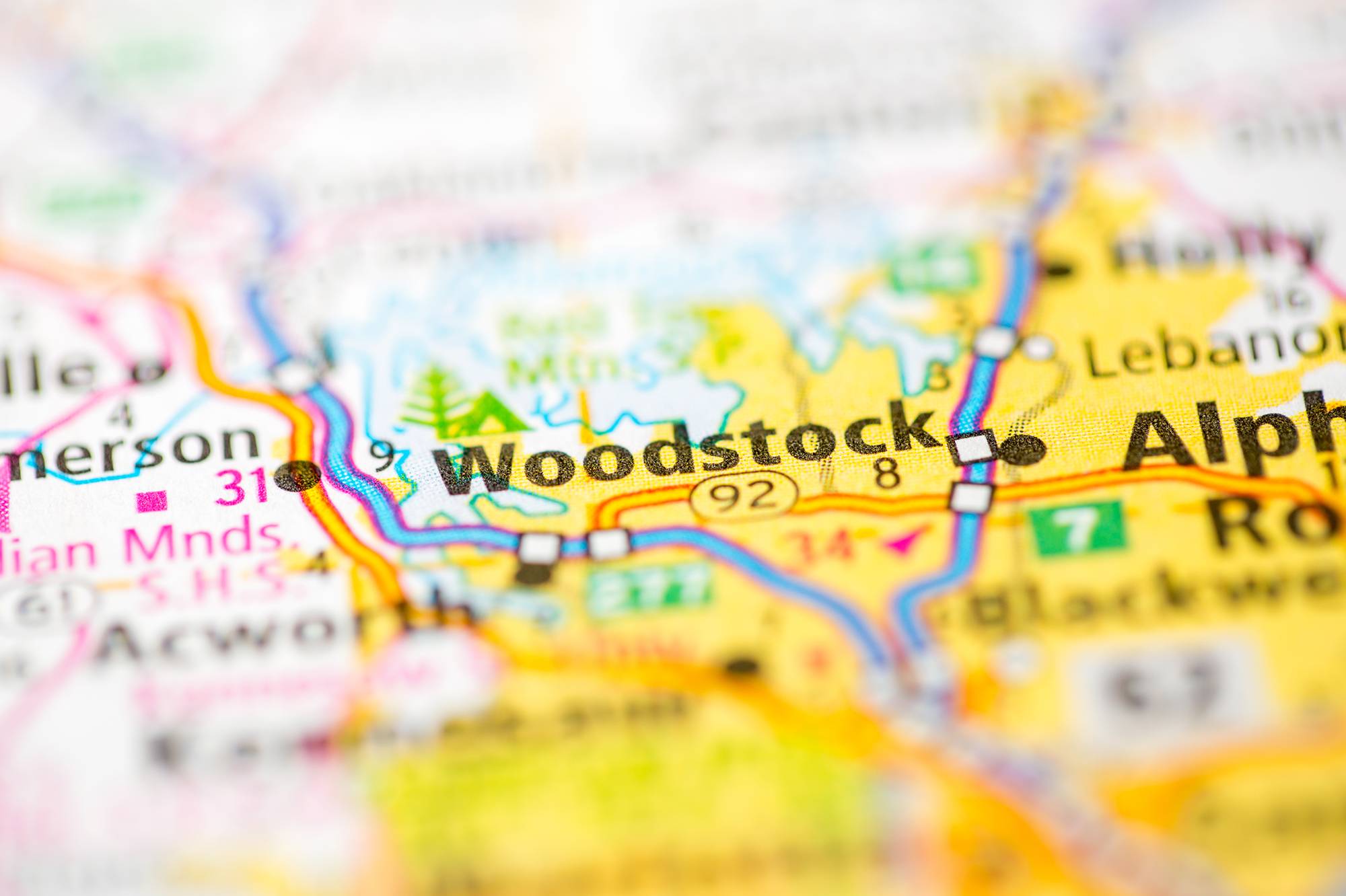 Woodstock GA Map